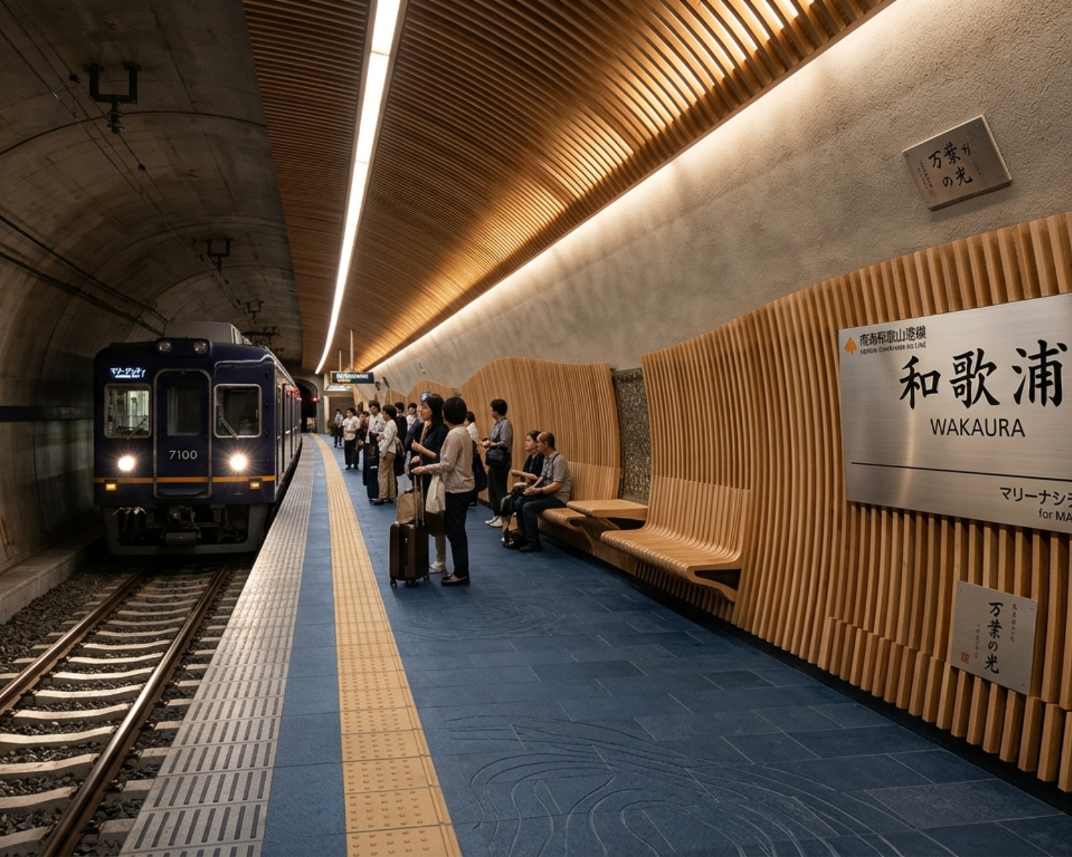 和歌浦駅のイメージ図